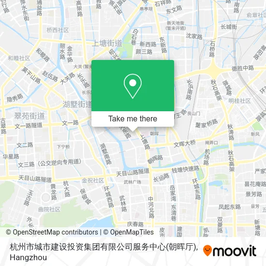 杭州市城市建设投资集团有限公司服务中心(朝晖厅) map