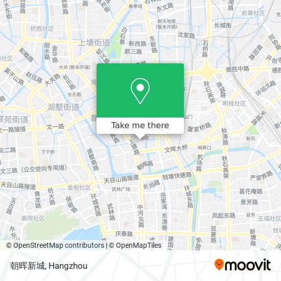 朝晖新城 map