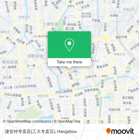捷安特专卖店(工大专卖店) map