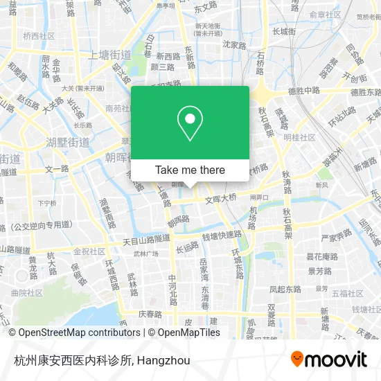 杭州康安西医内科诊所 map