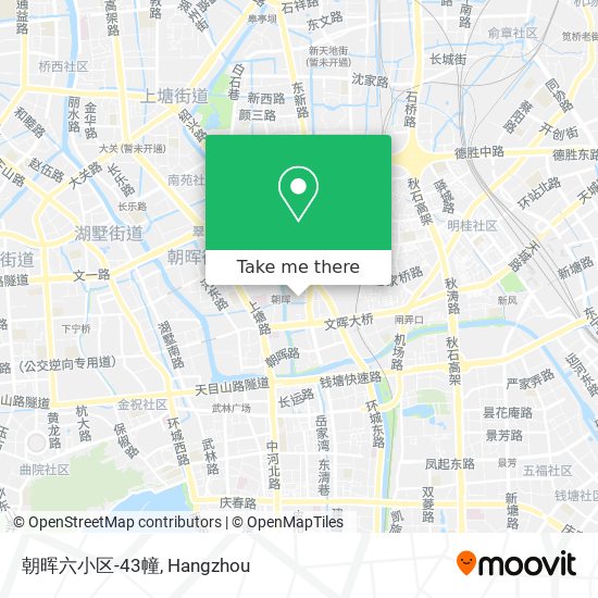 朝晖六小区-43幢 map