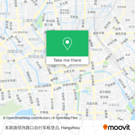 东新路绍兴路口自行车租赁点 map