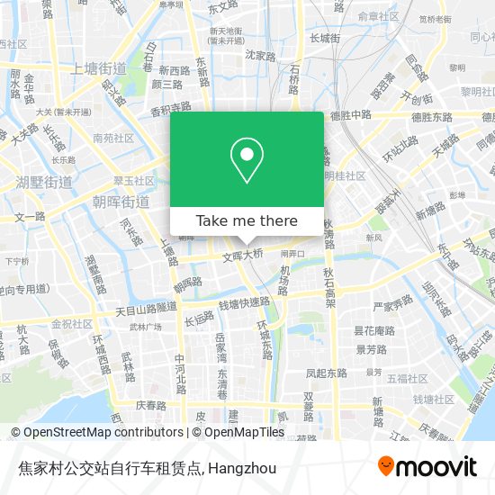 焦家村公交站自行车租赁点 map
