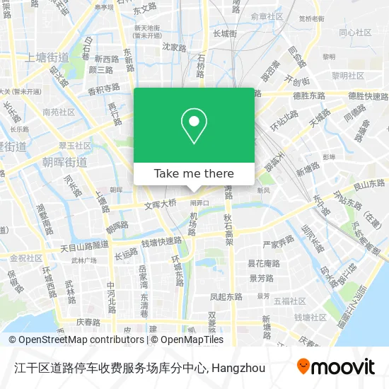江干区道路停车收费服务场库分中心 map