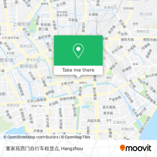 董家苑西门自行车租赁点 map