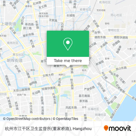 杭州市江干区卫生监督所(董家桥路) map