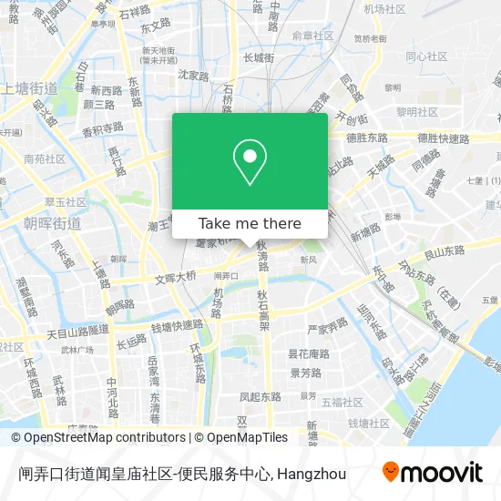 闸弄口街道闻皇庙社区-便民服务中心 map