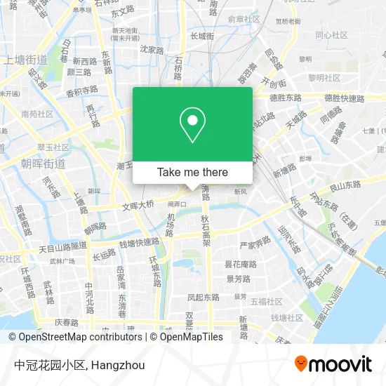 中冠花园小区 map