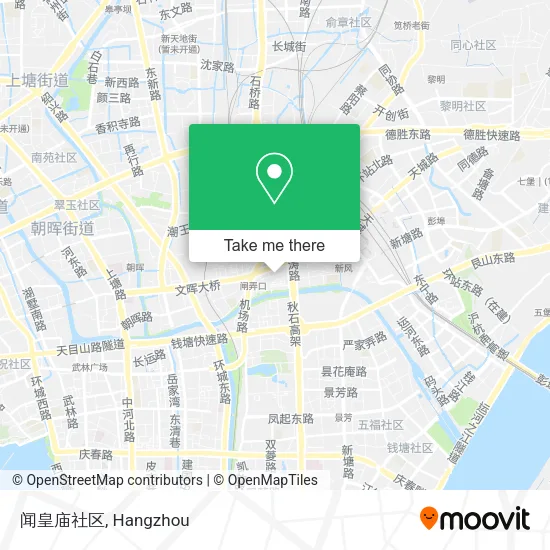 闻皇庙社区 map