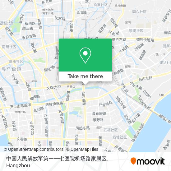 中国人民解放军第一一七医院机场路家属区 map