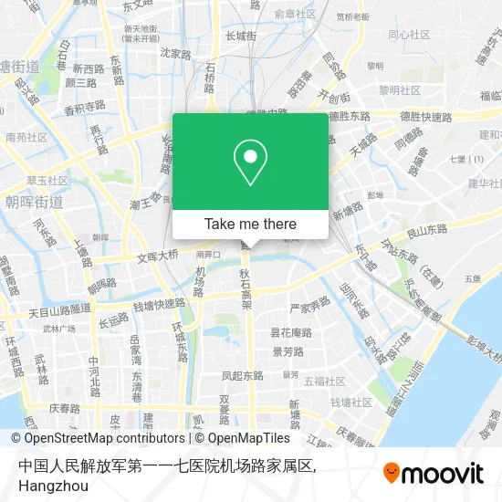中国人民解放军第一一七医院机场路家属区 map
