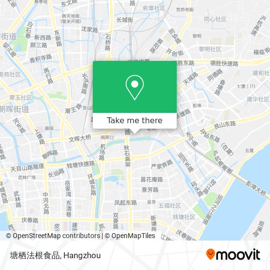 塘栖法根食品 map