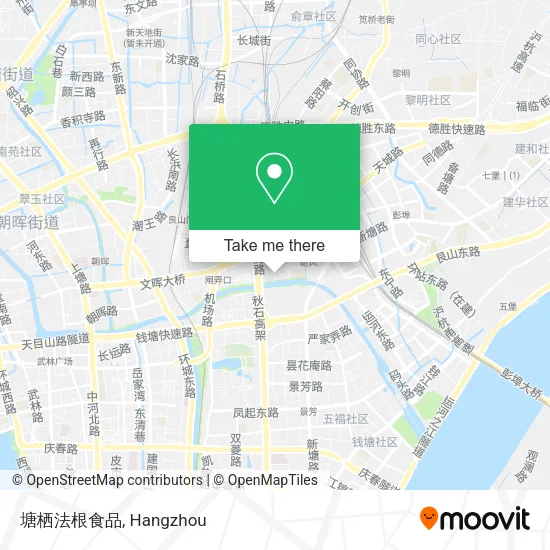 塘栖法根食品 map
