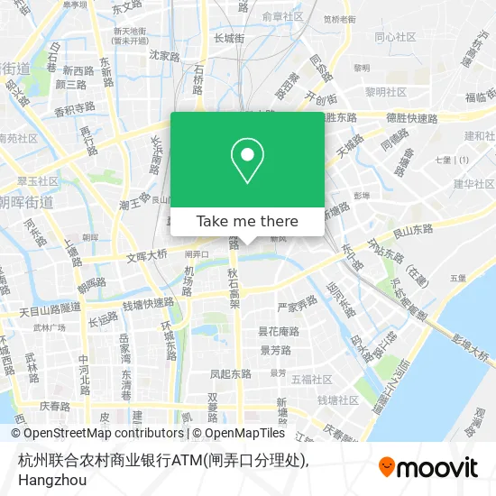 杭州联合农村商业银行ATM(闸弄口分理处) map