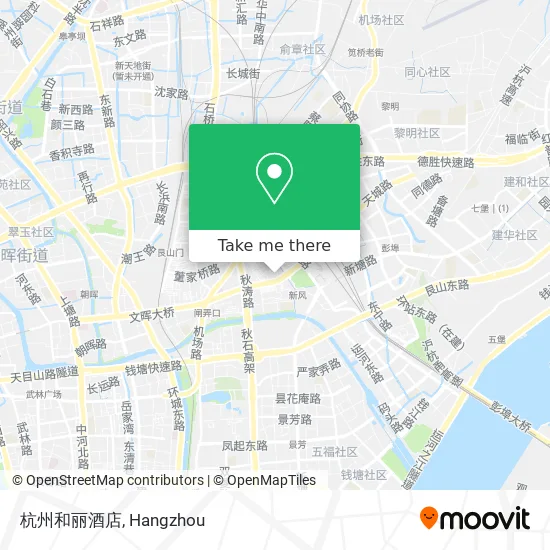 杭州和丽酒店 map