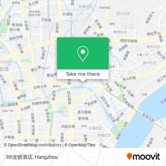 98连锁酒店 map