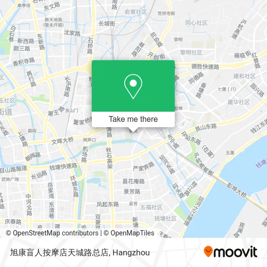 旭康盲人按摩店天城路总店 map