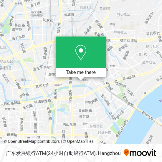广东发展银行ATM(24小时自助银行ATM) map
