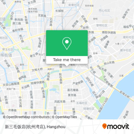 新三毛饭店(杭州湾店) map