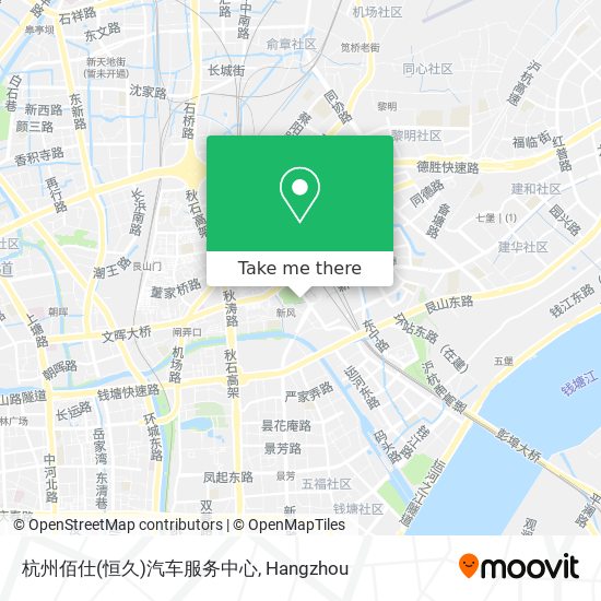 杭州佰仕(恒久)汽车服务中心 map