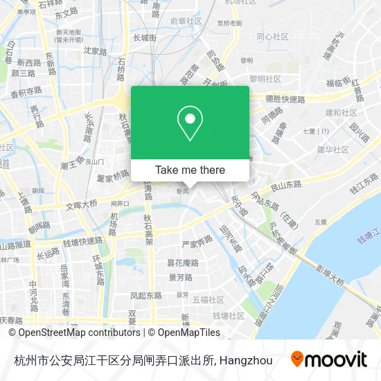 杭州市公安局江干区分局闸弄口派出所 map
