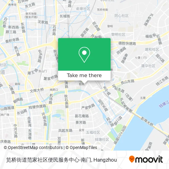 笕桥街道范家社区便民服务中心-南门 map
