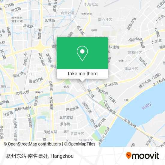 杭州东站-南售票处 map
