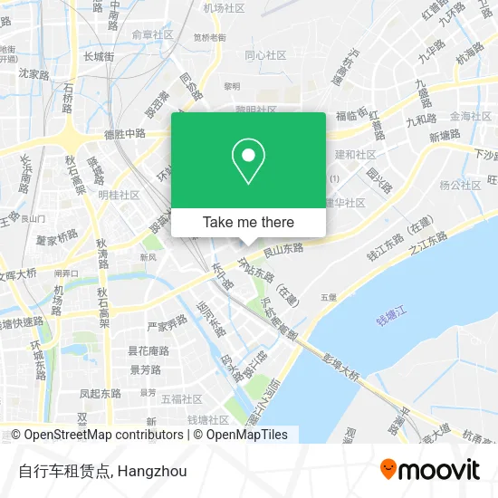 自行车租赁点 map