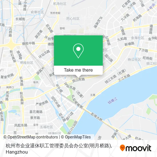 杭州市企业退休职工管理委员会办公室(明月桥路) map