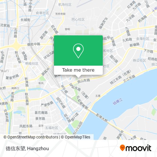 德信东望 map
