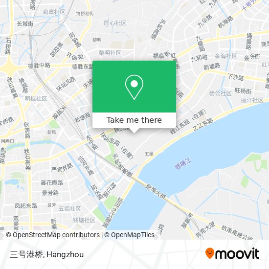三号港桥 map