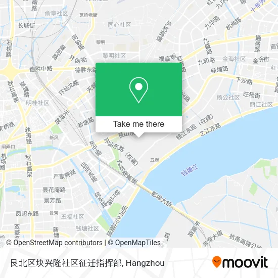 艮北区块兴隆社区征迁指挥部 map