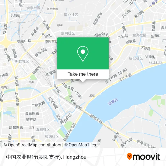 中国农业银行(朝阳支行) map