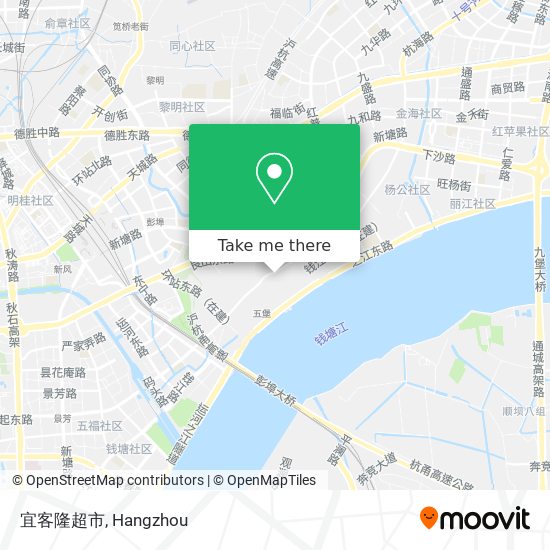 宜客隆超市 map