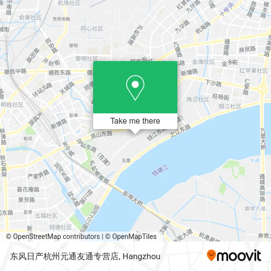 东风日产杭州元通友通专营店 map
