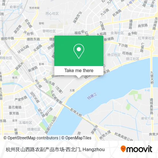 杭州艮山西路农副产品市场-西北门 map