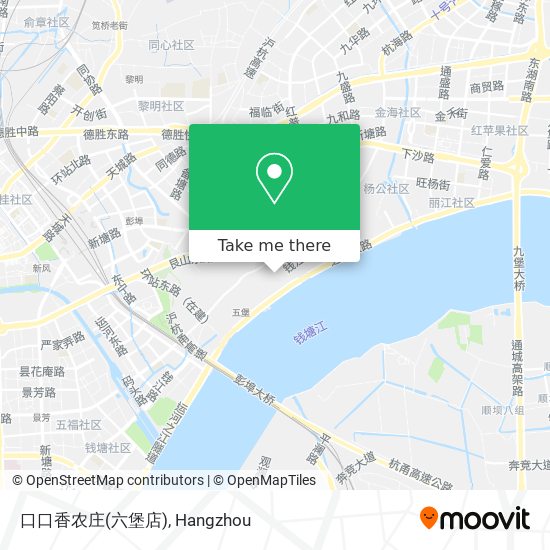 口口香农庄(六堡店) map