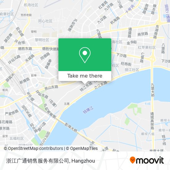 浙江广通销售服务有限公司 map