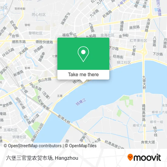 六堡三官堂农贸市场 map