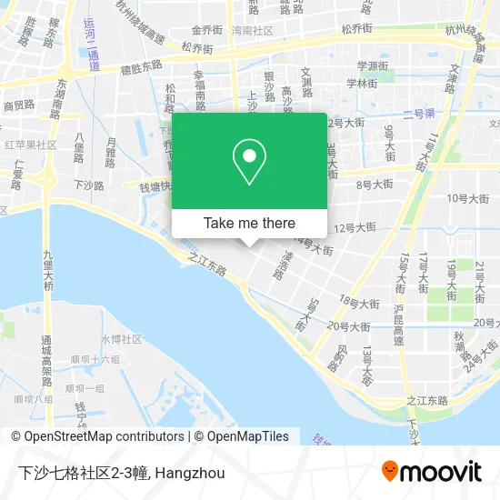 下沙七格社区2-3幢 map