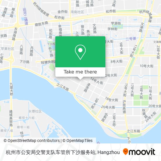 杭州市公安局交警支队车管所下沙服务站 map