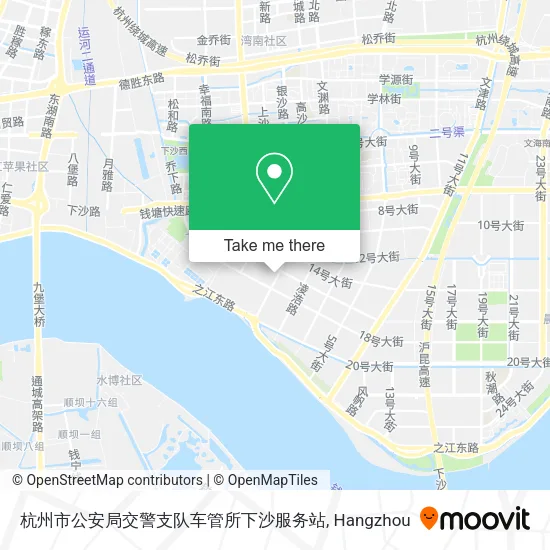 杭州市公安局交警支队车管所下沙服务站 map