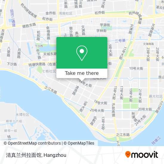 清真兰州拉面馆 map