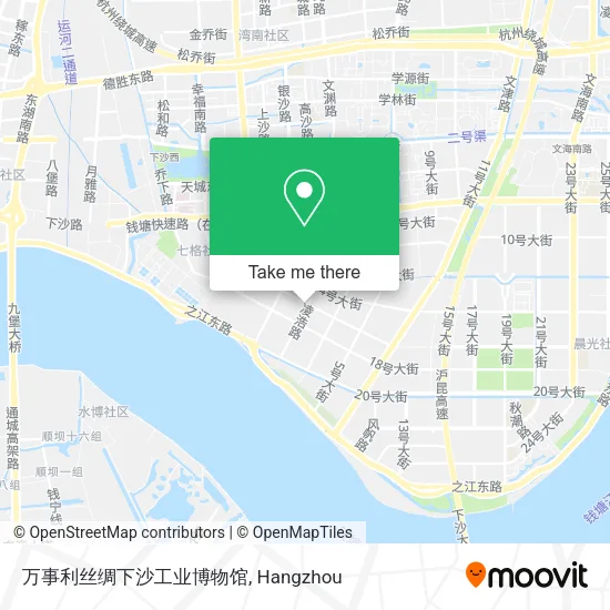 万事利丝绸下沙工业博物馆 map