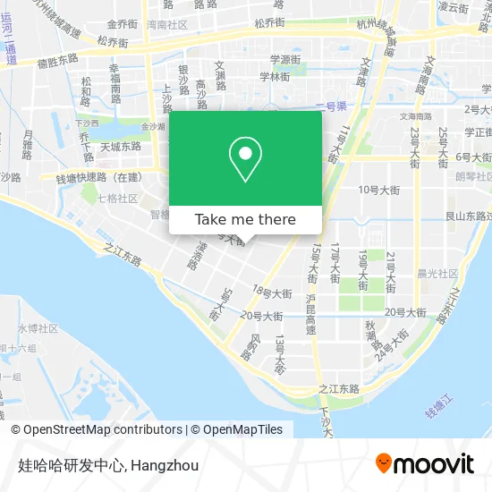 娃哈哈研发中心 map