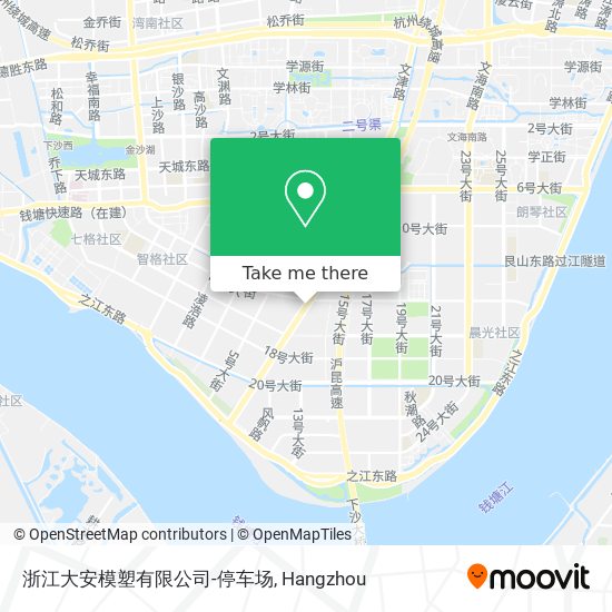 浙江大安模塑有限公司-停车场 map