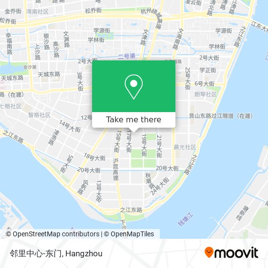 邻里中心-东门 map