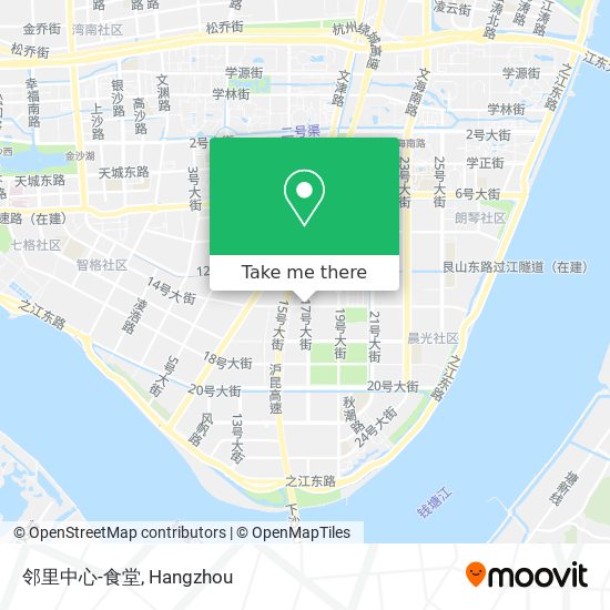 邻里中心-食堂 map