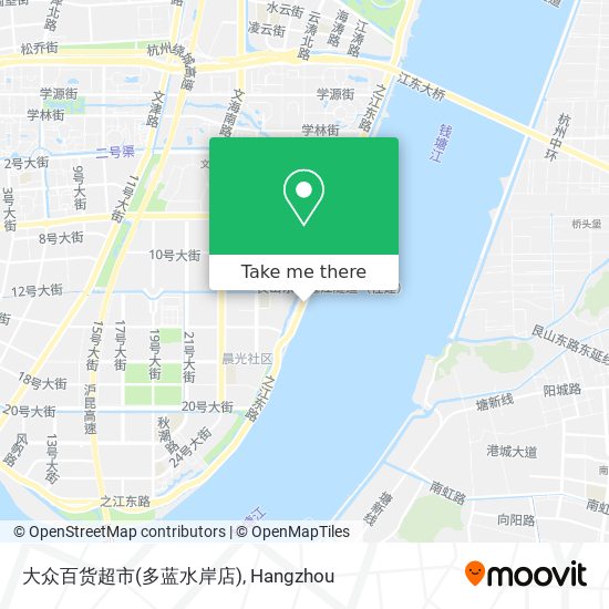 大众百货超市(多蓝水岸店) map