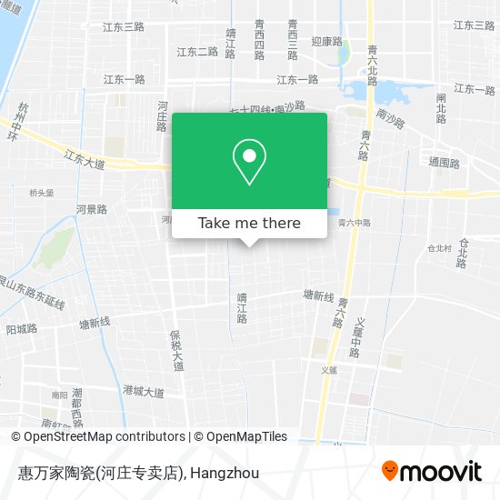 惠万家陶瓷(河庄专卖店) map